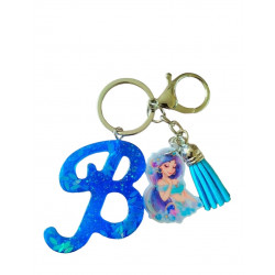 Porte-clé lettre B Jasmine